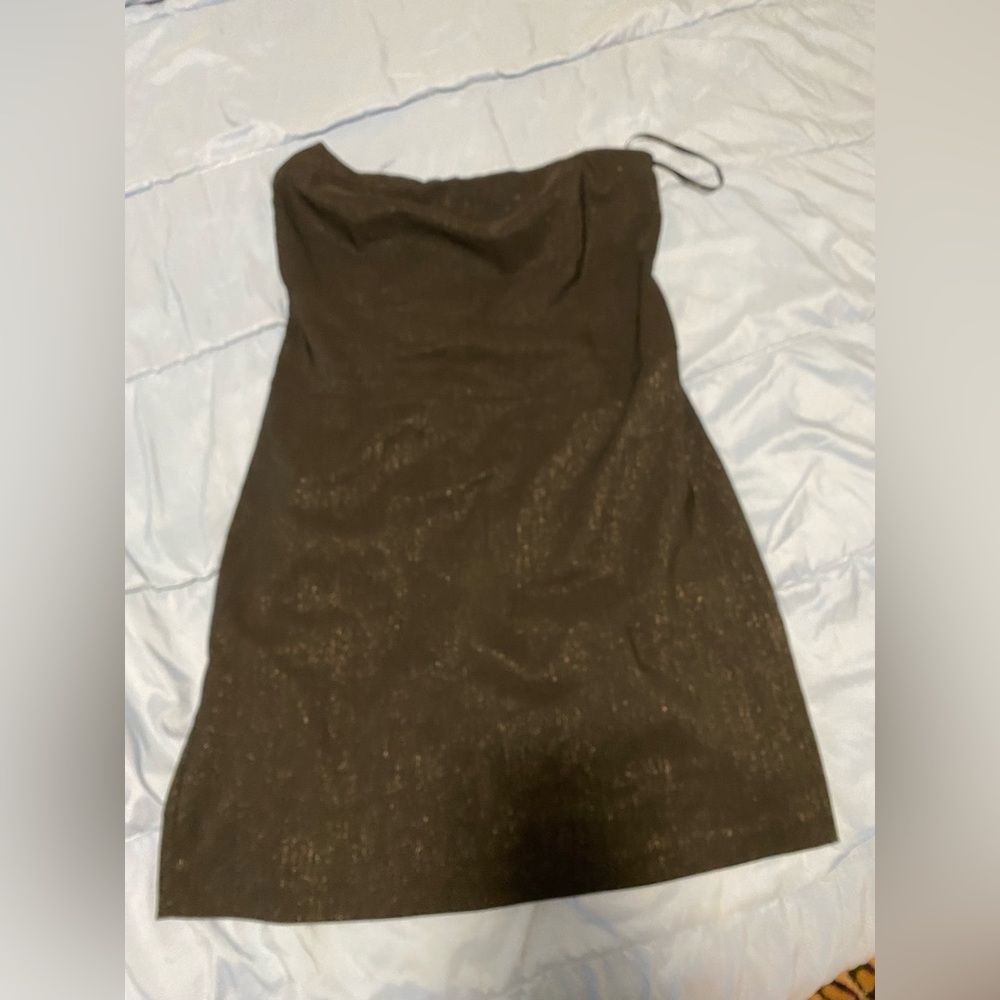 Plus size 14 strapless little black dress